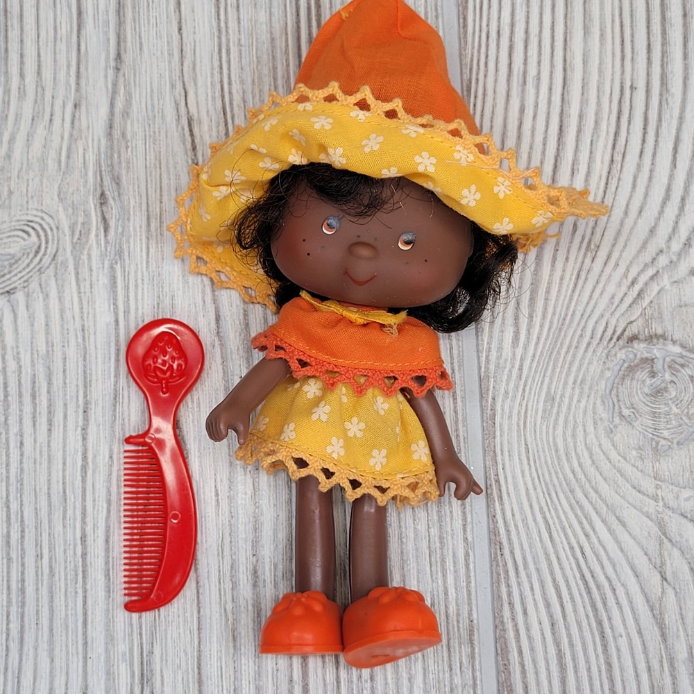 Strawberry Shortcake Orange‎ Blossom Doll Comb Vtg